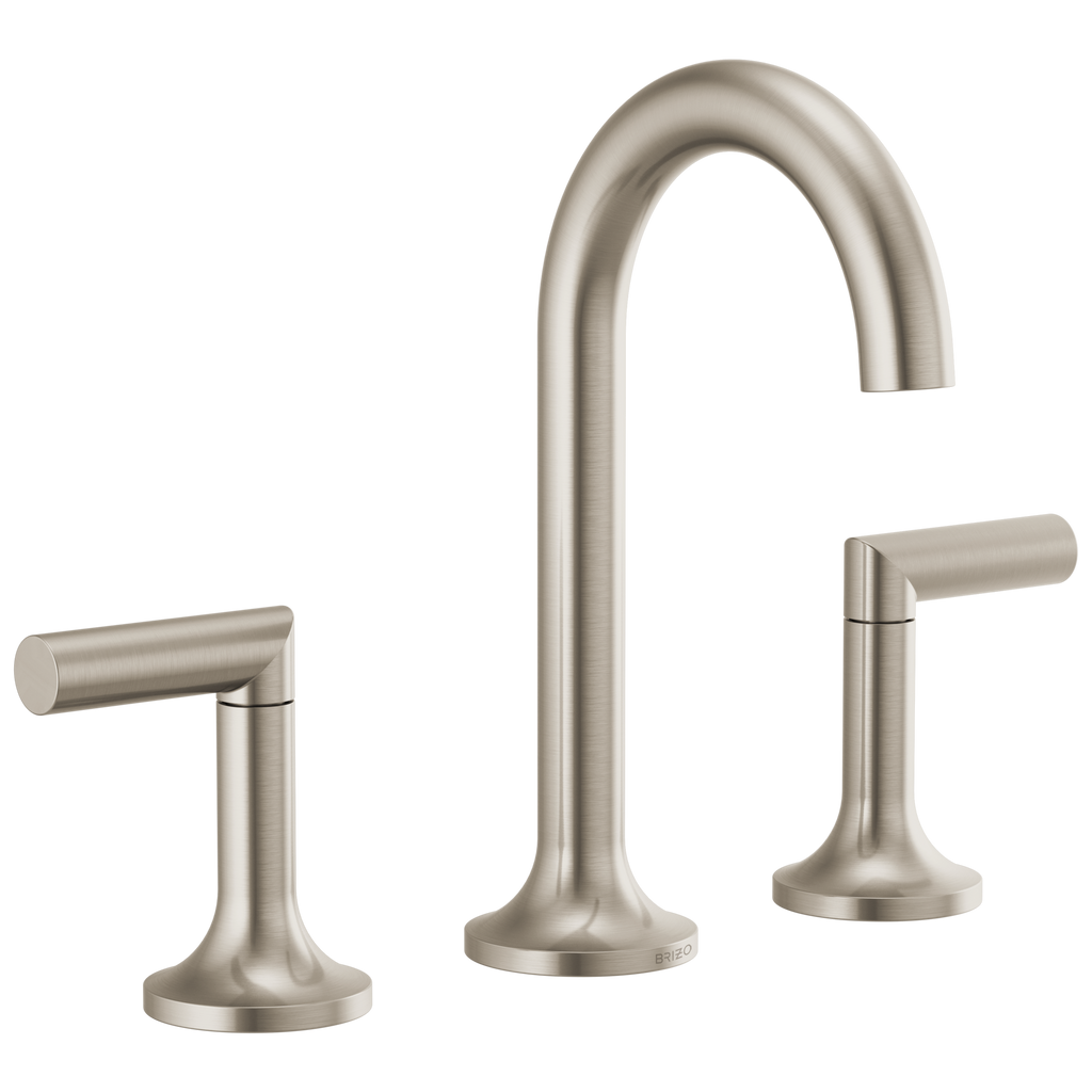 Brizo Odin Grifo Widespread para Lavabo — Níquel Cepillado — Palanca Alta