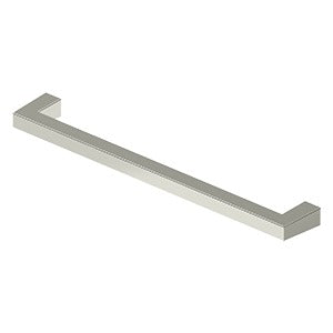 Deltana Jaladera de Barra Cuadrada Moderna 8" — Níquel Pulido