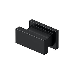 Deltana Perilla Contemporánea Tipo Yunque 3/4" — Negro Mate