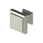 Deltana Perilla Cuadrada Decorativa 1-3/16" — Níquel Pulido