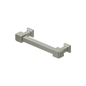 Deltana Jaladera Decorativa para Gabinete 4" — Níquel Satinado