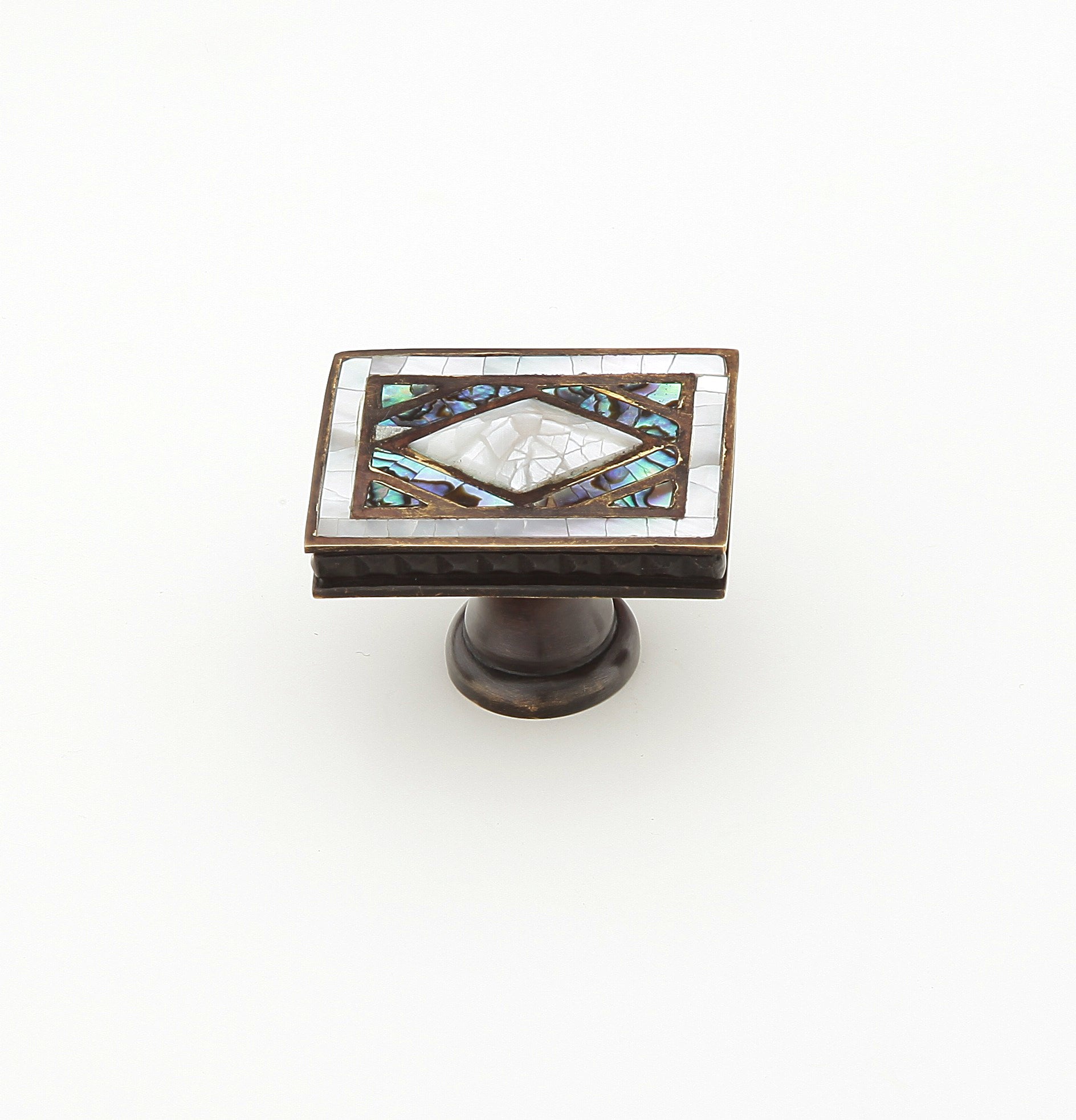 Schaub Perilla Avalon Bay Rectangle Imperial Shell Mother Pearl Aged Dover Finish — Estándar