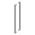 Deltana Jaladera Contemporánea de Acero Inoxidable Doble Cara 42" — Acero Inoxidable Satinado