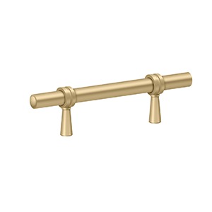 Deltana Jaladera Ajustable 4-3/4" — Latón Satinado