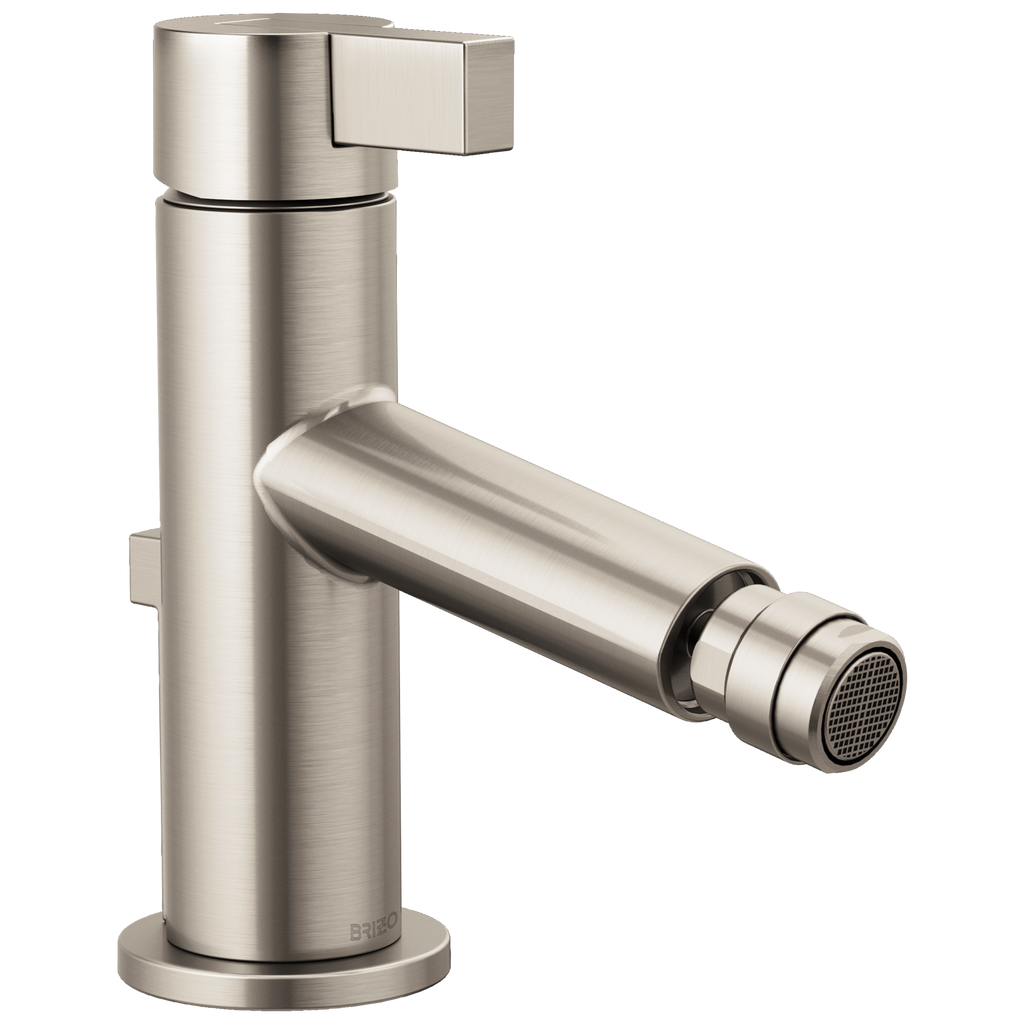 Brizo Litze Grifo para Bidet de una Manija — Níquel Luxe