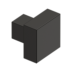 Deltana Perilla Cuadrada Moderna KS125 — Bronce Aceitado