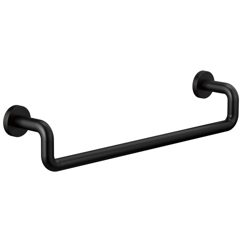 Brizo Litze Barra Toallera 18" — Negro Mate