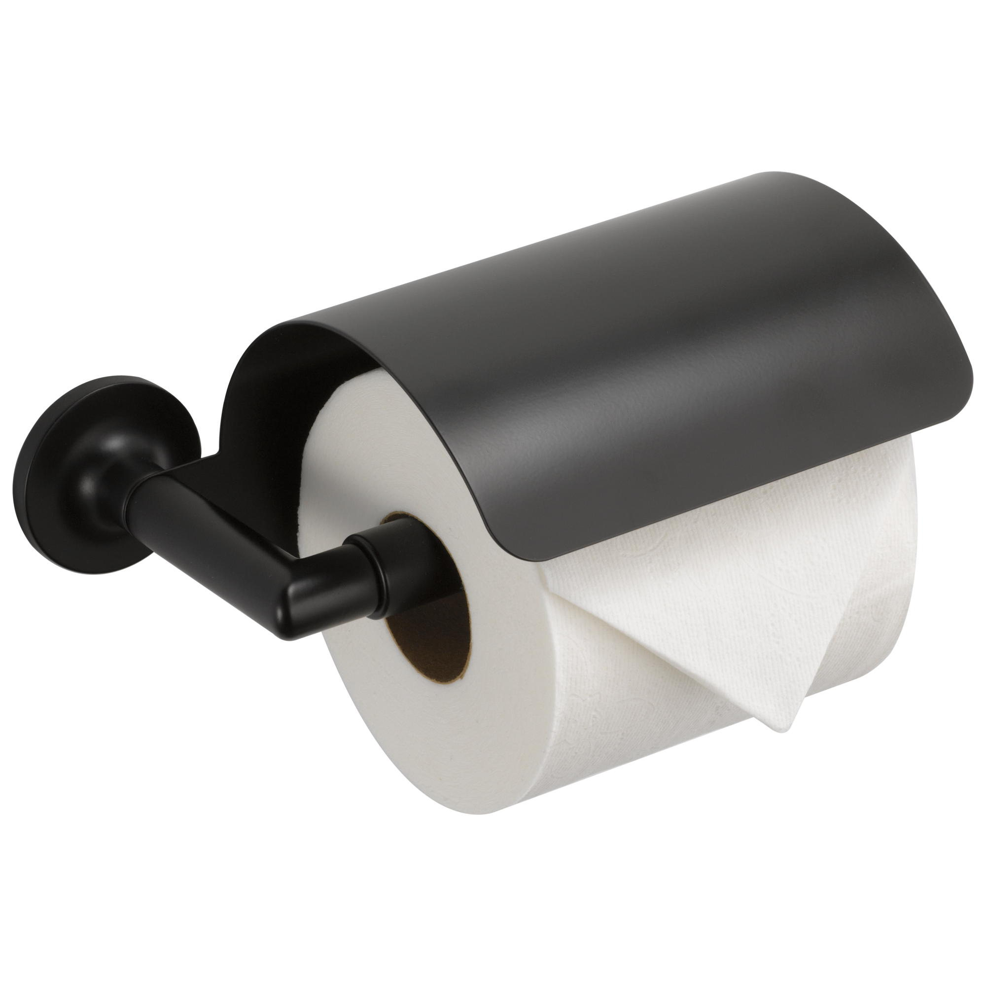 Brizo Odin Portarrollo de Papel — Negro Mate