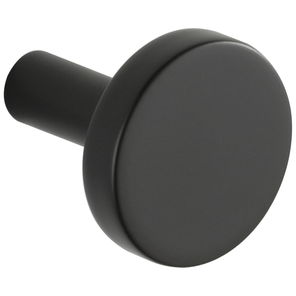 Brizo Odin Perilla de Gabinete — Negro Mate