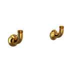 Rohl Georgian Era Uniones de Pared para Mezcladora Tipo Puente - Latón sin Laca