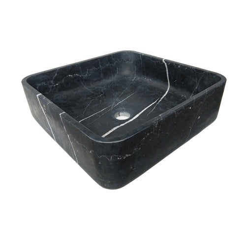 Barclay Maxton 15" — Lavabo de Sobreponer Cuadrado de Mármol — imagen 1