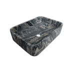 Barclay Maxton 18" — Lavabo de Sobreponer Rectangular de Mármol — imagen 3