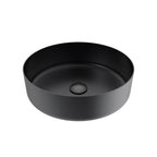 Barclay Kana 15" Steel — Lavabo de Sobreponer Redondo de Acero Inoxidable — imagen 1