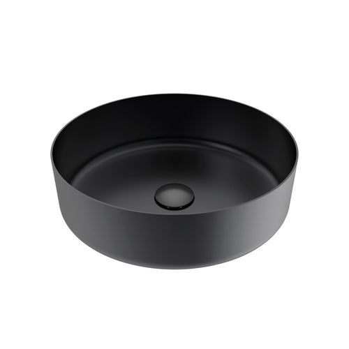 Barclay Kana 15" Steel — Lavabo de Sobreponer Redondo de Acero Inoxidable — imagen 1