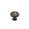 Schaub Perilla Rimmed Michelangelo Tradicional Redonda, 1-1/4" diám. — Bronce