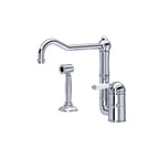 Rohl Acqui Mezcladora de Cocina con Aspersor Lateral - Cromo Pulido