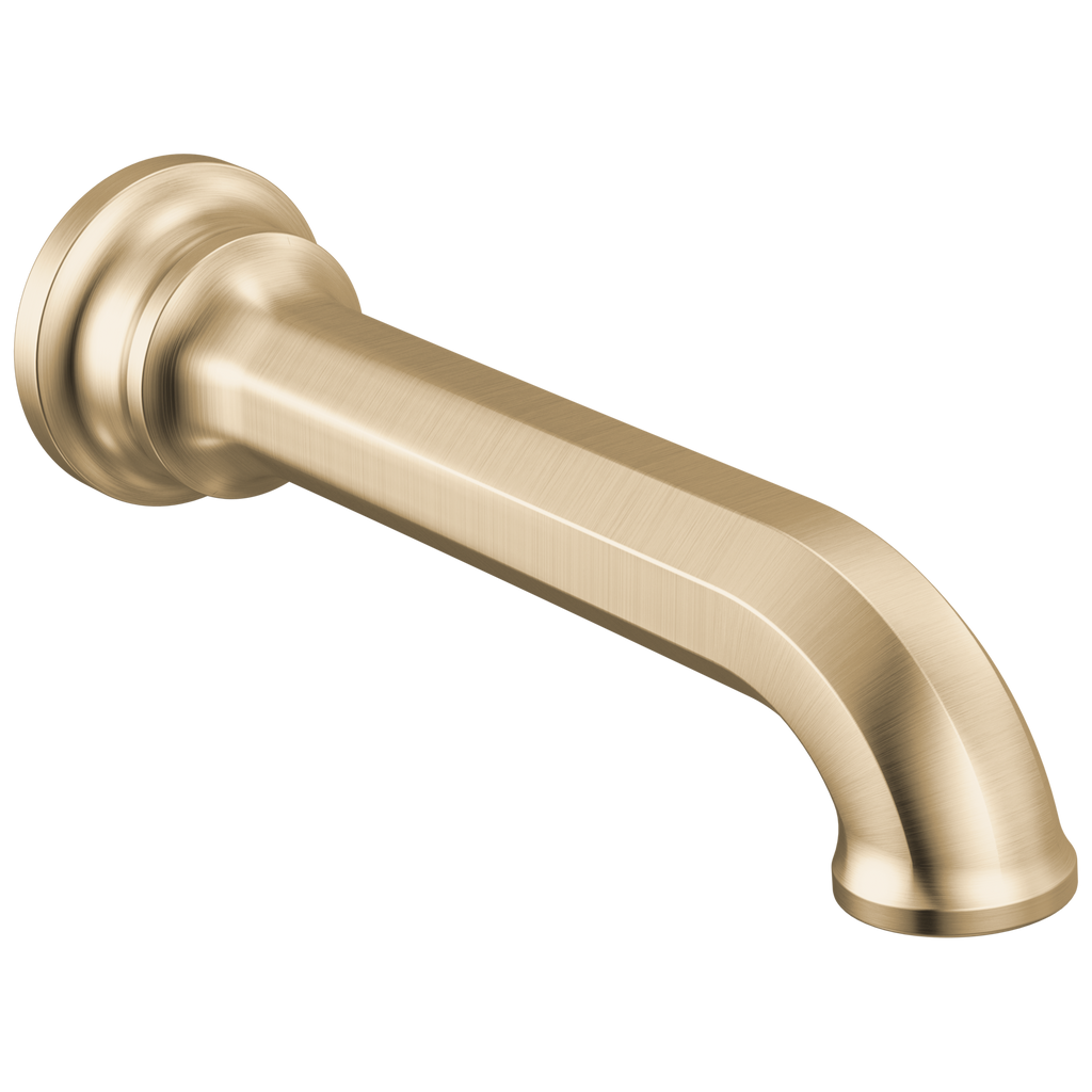 Brizo Beauclere Surtidor de Tina sin Desviador — Oro Luxe