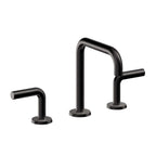 California Faucets Tamalpais Llave de Lavabo de 3 Orificios para Cubierta, con Dos Manerales - Negro Mate
