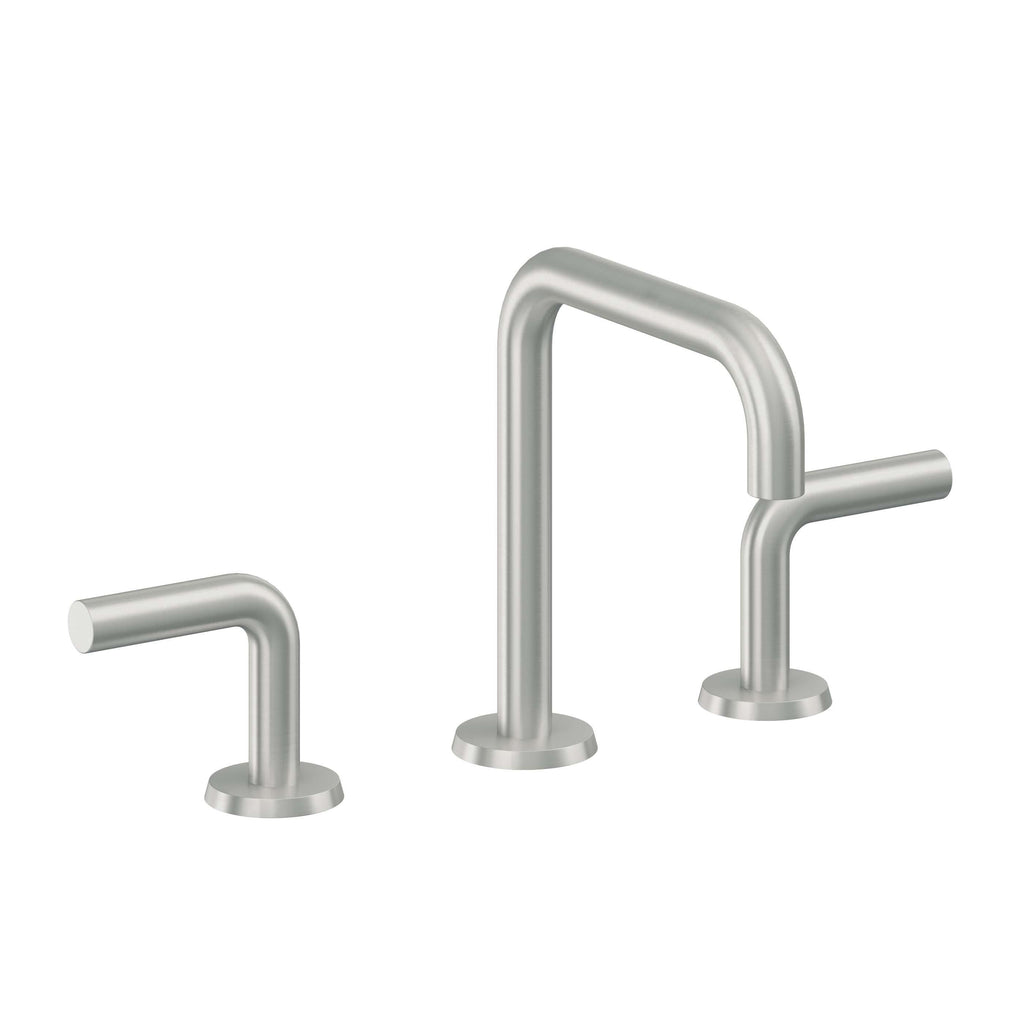 California Faucets Tamalpais Llave de Lavabo de 3 Orificios para Cubierta, con Dos Manerales - Cromo Satinado