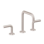 California Faucets Tamalpais Llave de Lavabo de 3 Orificios para Cubierta, con Dos Manerales - Níquel Satinado