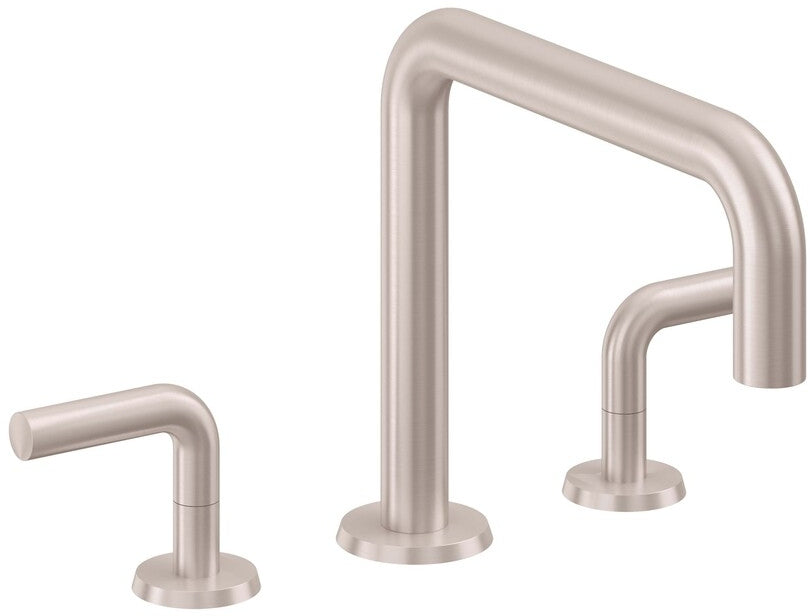 California Faucets Tamalpais Juego Completo para Tina Romana - Surtidor Cuádruple - Níquel Satinado