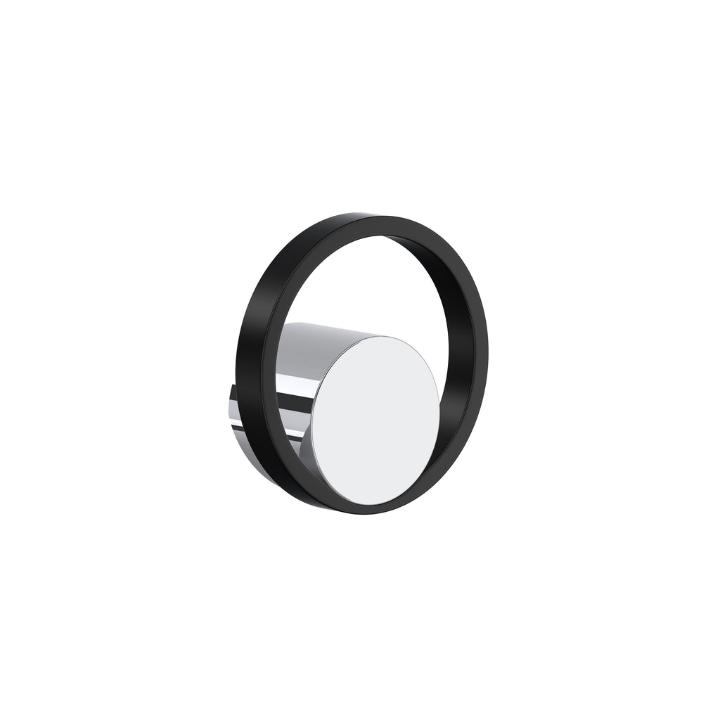 Rohl Eclissi Manija para Mezcladora de Cocina - Cromo Pulido / Negro Mate