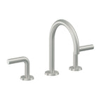 California Faucets Tamalpais Llave de Lavabo de 3 Orificios para Cubierta, con Dos Manerales - Cromo Satinado