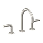 California Faucets Tamalpais Llave de Lavabo de 3 Orificios para Cubierta, con Dos Manerales - Acero Inoxidable Ultra