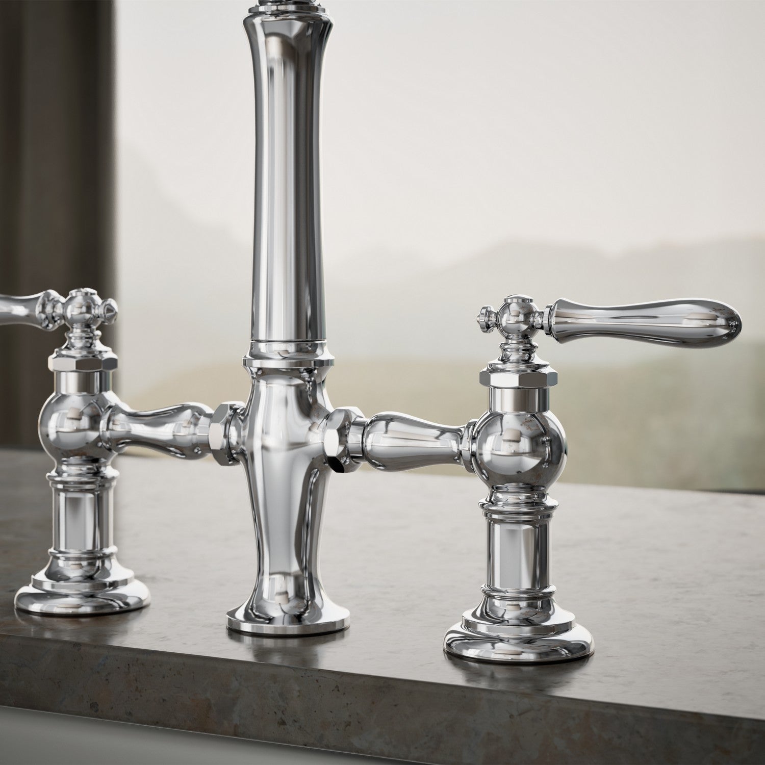 Kohler Artifacts — Mezcladora de Cocina tipo Puente con Rociador Lateral — Ambientación 5