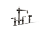Kohler Artifacts — Mezcladora tipo Puente para Bar/Prep con Rociador Lateral — Titanio Vibrant