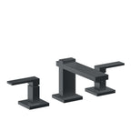 California Faucets Morro Bay 8" Llave de Lavabo de 3 Orificios para Cubierta, con Dos Manerales - Carbón
