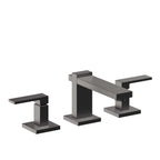 California Faucets Morro Bay 8" Llave de Lavabo de 3 Orificios para Cubierta, con Dos Manerales - Negro Mate