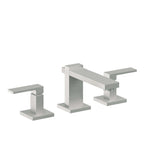 California Faucets Morro Bay 8" Llave de Lavabo de 3 Orificios para Cubierta, con Dos Manerales - Cromo Satinado