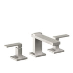 California Faucets Morro Bay 8" Llave de Lavabo de 3 Orificios para Cubierta, con Dos Manerales - Acero Inoxidable Ultra