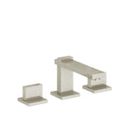 California Faucets Morro Bay 8" Llave de Lavabo de 3 Orificios para Cubierta, con Dos Manerales - Níquel Bruñido