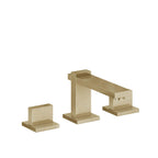 California Faucets Morro Bay 8" Llave de Lavabo de 3 Orificios para Cubierta, con Dos Manerales - Oro Francés