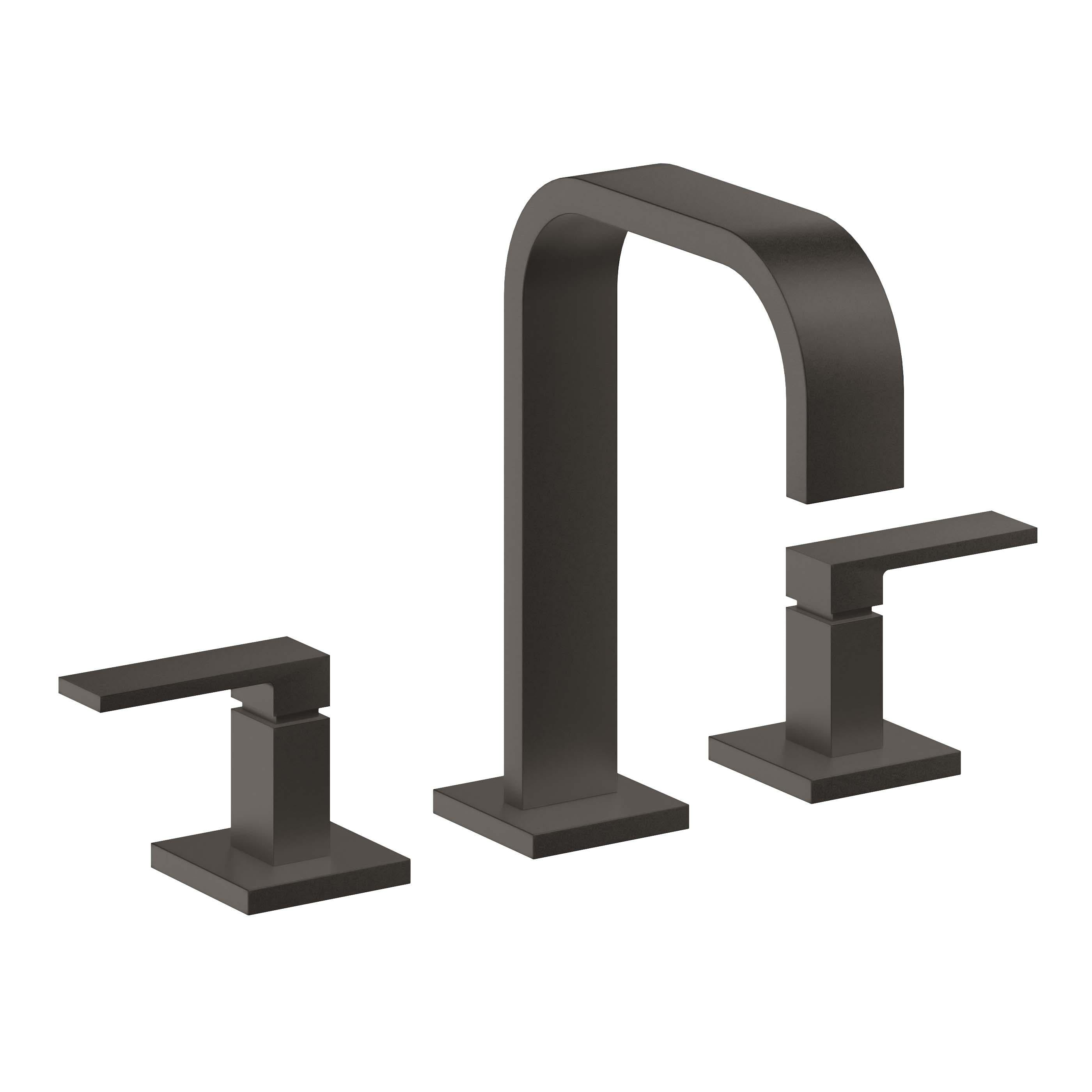 California Faucets Terra Mar 8" Llave de Lavabo de 3 Orificios para Cubierta, con Dos Manerales - Bronce Oscuro