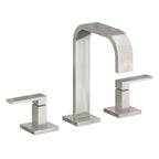 California Faucets Terra Mar 8" Llave de Lavabo de 3 Orificios para Cubierta, con Dos Manerales - Níquel Pulido