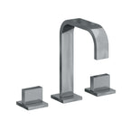 California Faucets Terra Mar 8" Llave de Lavabo de 3 Orificios para Cubierta, con Dos Manerales - Níquel Negro