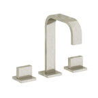 California Faucets Terra Mar 8" Llave de Lavabo de 3 Orificios para Cubierta, con Dos Manerales - Níquel Bruñido
