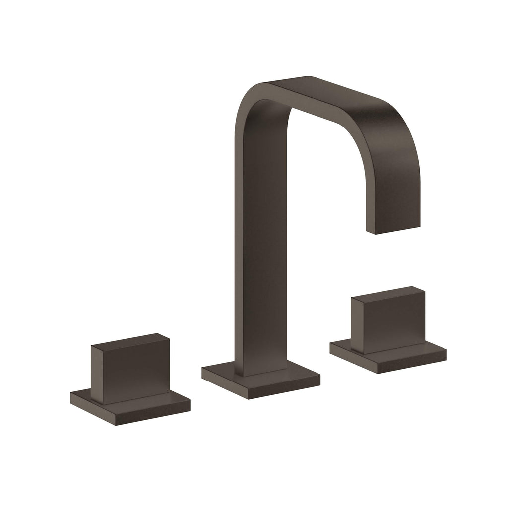 California Faucets Terra Mar 8" Llave de Lavabo de 3 Orificios para Cubierta, con Dos Manerales - Bronce Bella Terra