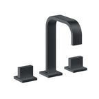 California Faucets Terra Mar 8" Llave de Lavabo de 3 Orificios para Cubierta, con Dos Manerales - Carbón
