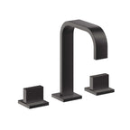 California Faucets Terra Mar 8" Llave de Lavabo de 3 Orificios para Cubierta, con Dos Manerales - Negro Mate