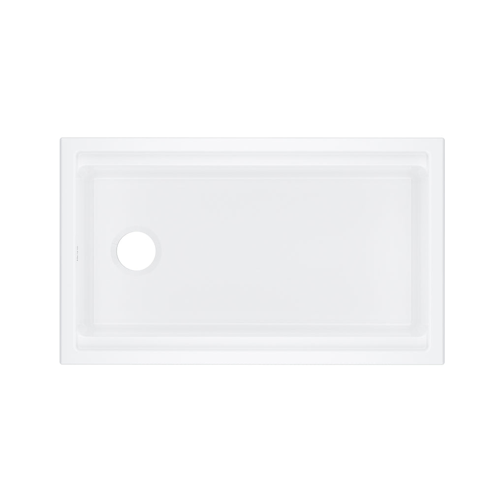 Rohl Allia Tarja Workstation Bajocubierta de Fireclay 33" - Blanco