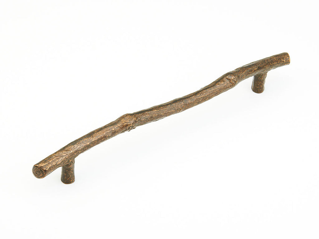 Schaub Jaladera para Electrodoméstico Mountain Twig, 12" cc — Bronce Antiguo