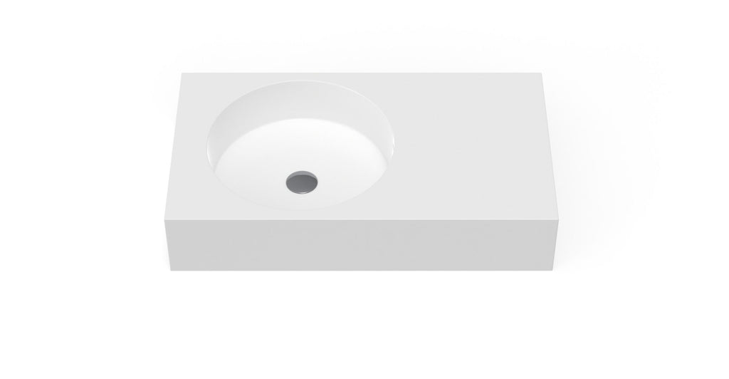 Badeloft Lavabo de Pared Oasis WT-02-D