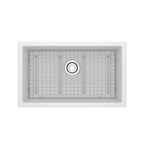 Rohl Fonsa Tarja Sencilla de Cuarzo Bajocubierta 30" - Blanco