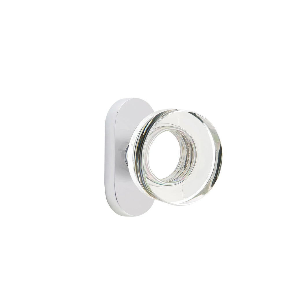 Cromo Pulido · 1-1/2" x3" Oval Rosette