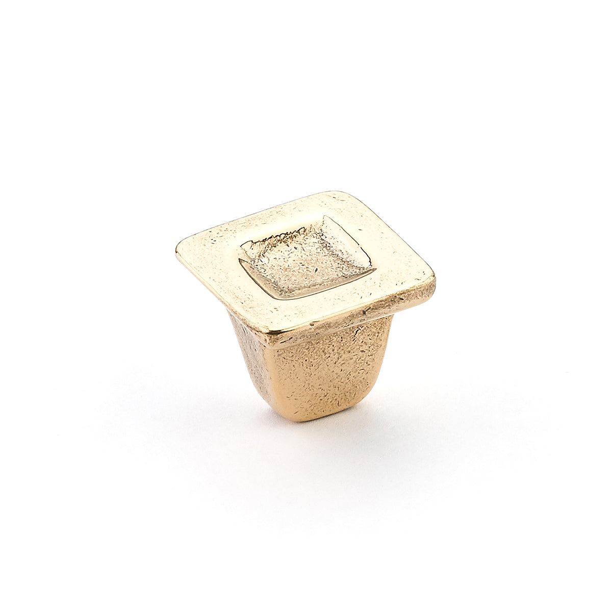 Schaub Perilla Vinci Concave Cuadrada — Bronce Natural