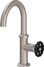 California Faucets Tamalpais Llave Monohoyo para Lavabo/Bar - Surtidor Alto - Níquel Satinado